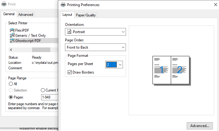 Hurtig mild fyrværkeri Improve the print settings page